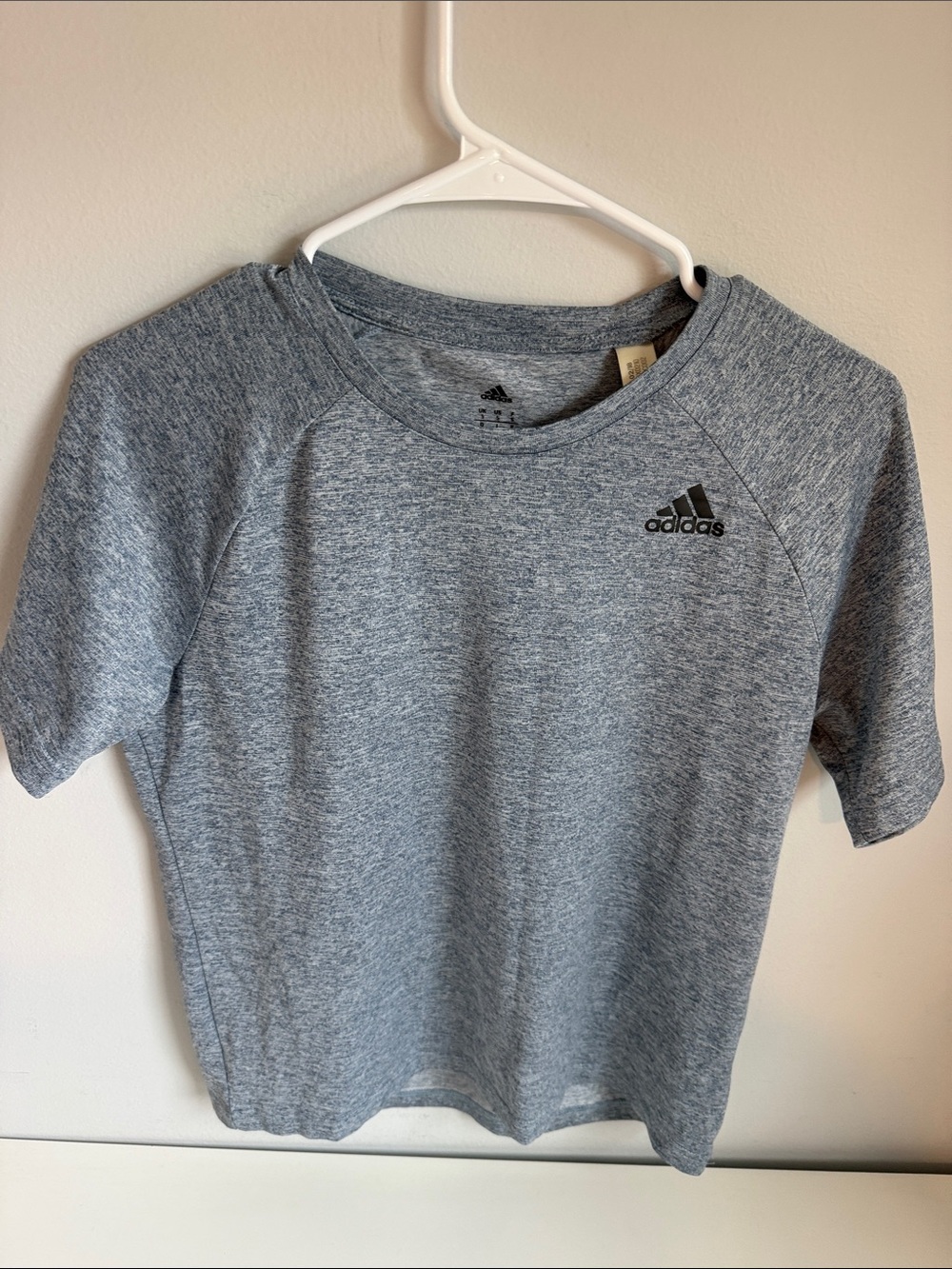 adidas Gray Heather Performance Tee